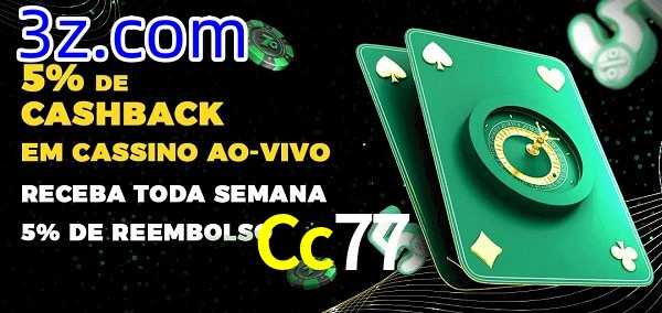 Promoções do cassino ao Vivo Cc77